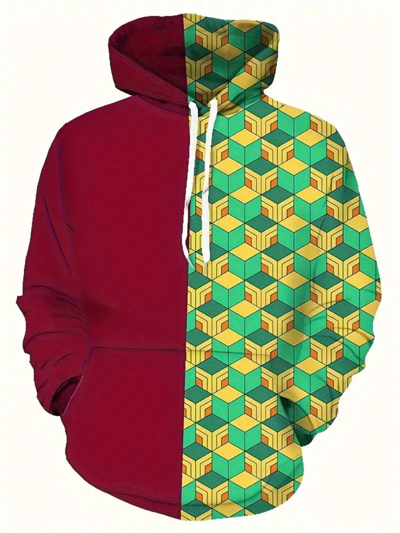 Anime Theme Pattern Print Hoodie, Cool Hoodies For Men, Men's Casual Graphic Design Hooded Sweatshirt Streetwear For Winter Fall, As Gifts