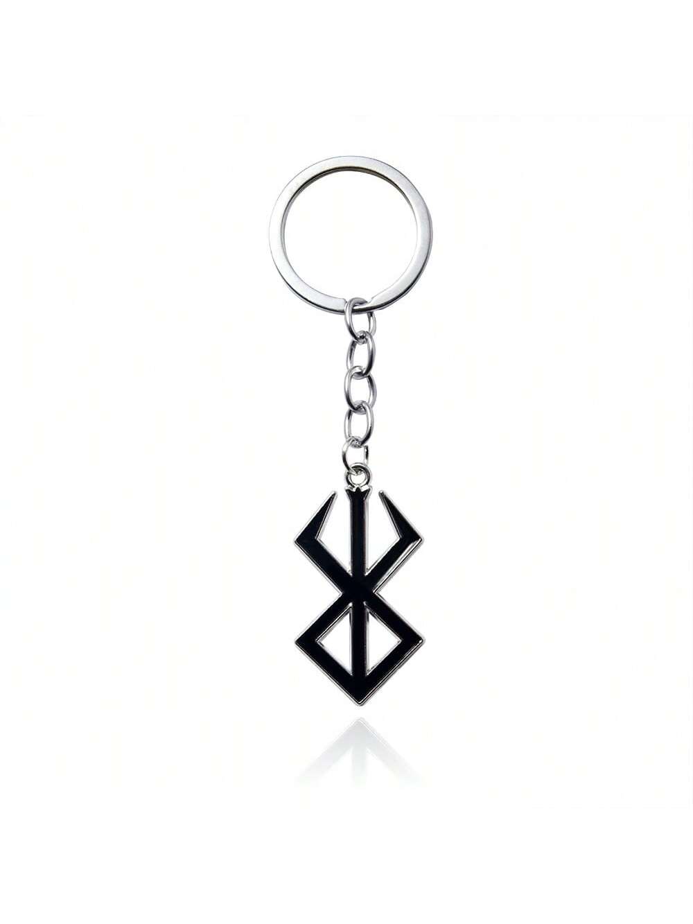 1pc Anime Keychain, Berserker Necklace, Nordic Viking Brand Warrior Mythology Keychain, Clothing, Bag, Jewelry Gift Halloween