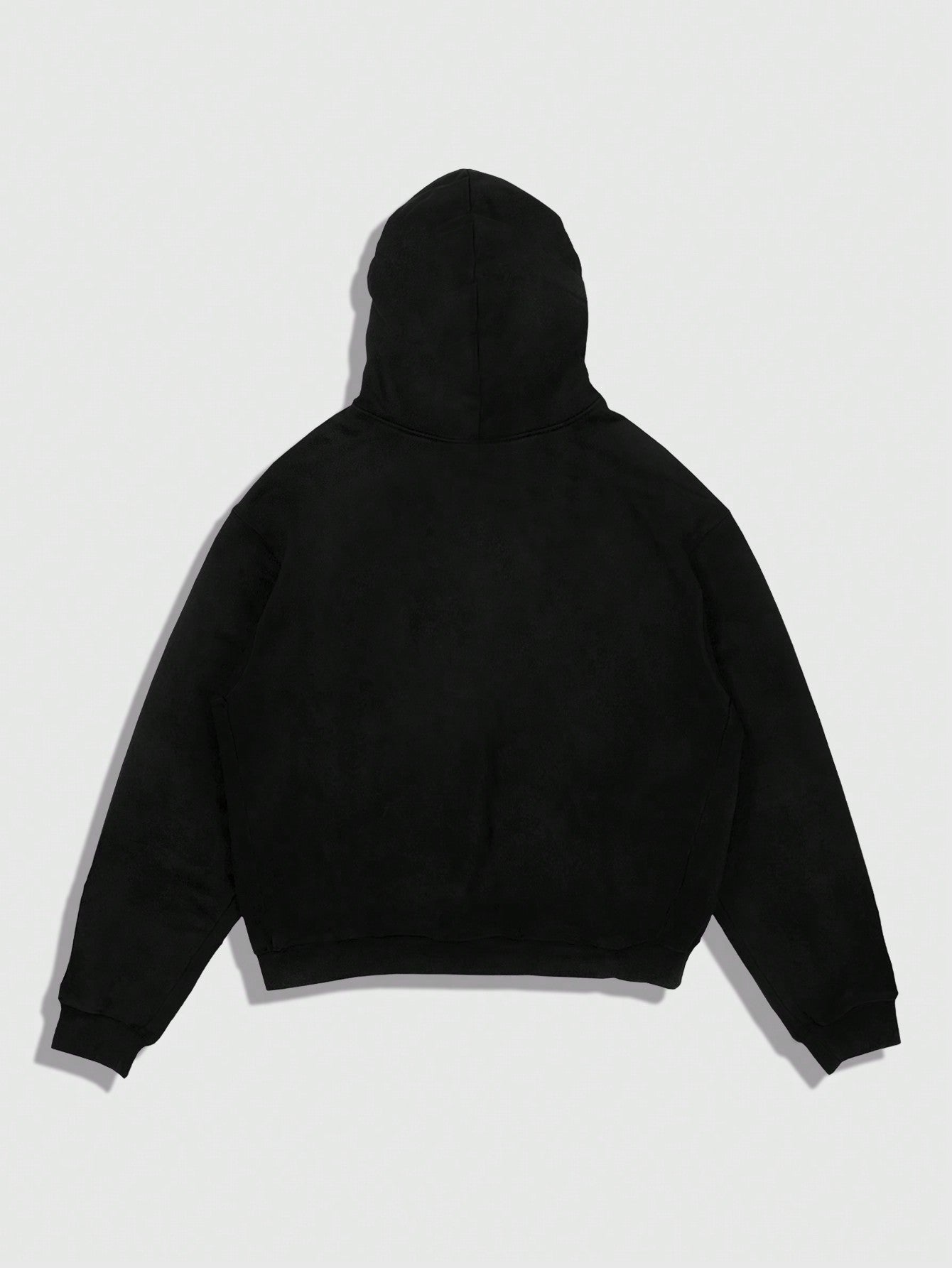 ROMWE Anime Men's Letter & Graphic Print Long Sleeve Drawstring Hoodie, Fall